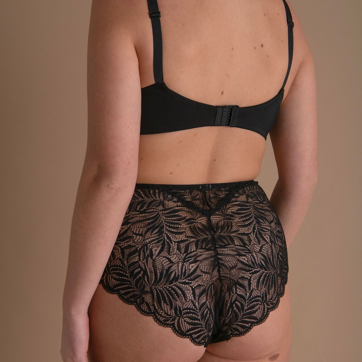 Culotte taille haute MELINE noir cyclo Culotte taille haute MELINE noir cyclo