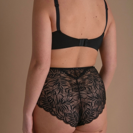 Culotte taille haute MELINE noir cyclo Culotte taille haute MELINE noir cyclo