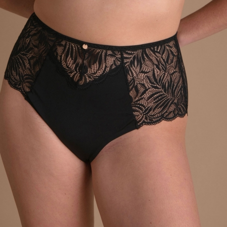 Culotte taille haute MELINE noir cyclo Culotte taille haute MELINE noir cyclo