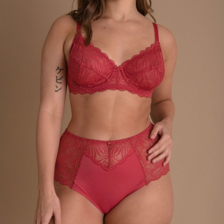 Culotte taille haute MELINE rose cyclo Culotte taille haute MELINE rose cyclo