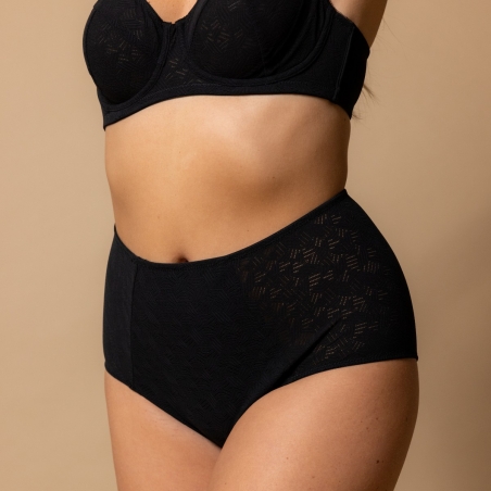 Culotte haute noire ALOES Culotte haute noire ALOES