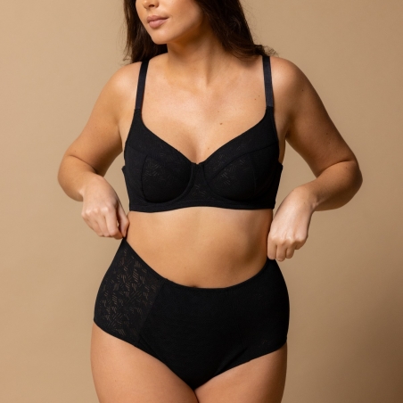 Culotte haute noire ALOES Culotte haute noire ALOES